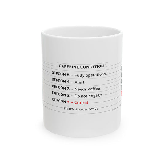 Caffeine DEFCON Coffee Mug